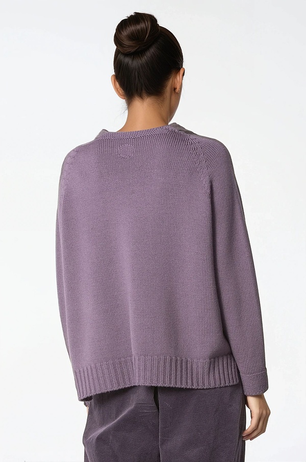Pullover 320 - 100% merino wool - 360LILAC - 10230713019