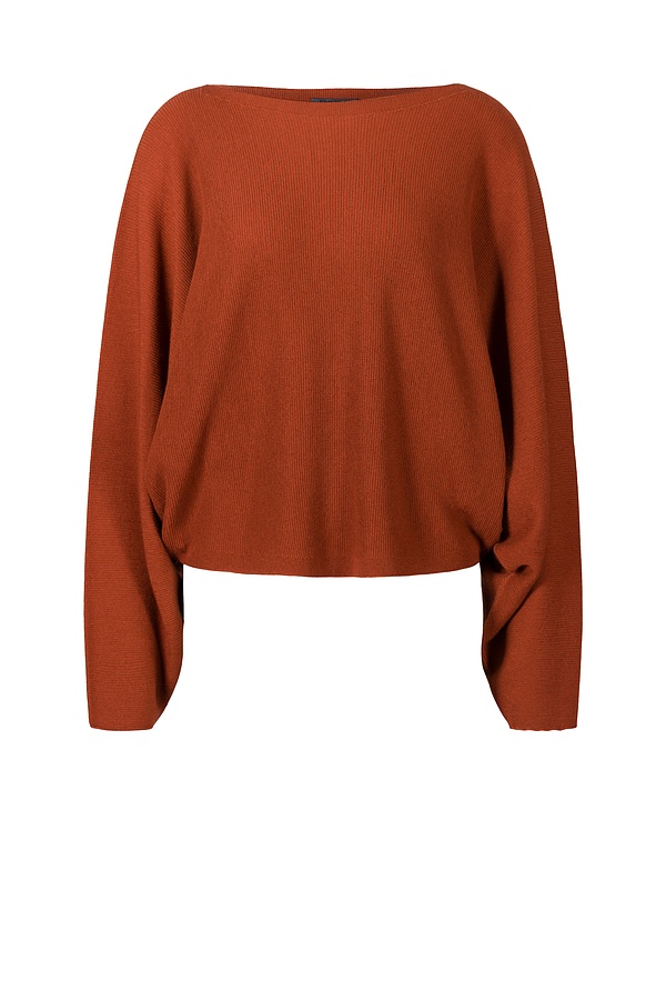 Pullover 323 - 100% merinowol - 260RUST - 10230713023