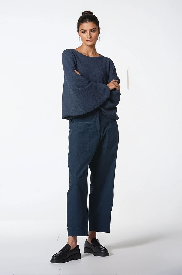 Pullover 323 - 100% merinowol - 580BLUE - 10230713023