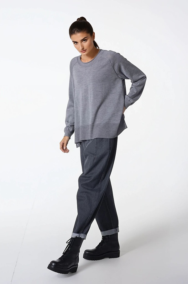 Pullover 331 - 100% Merinowolle - 950GRAVEL - 10230713032