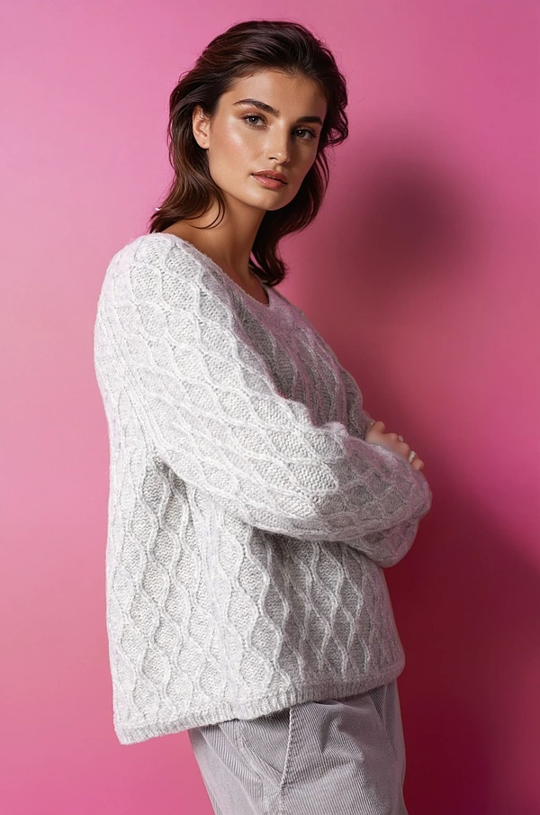 Pullover 340 - Alpaca, cotton and wool mix - 120MOON - 10230713042