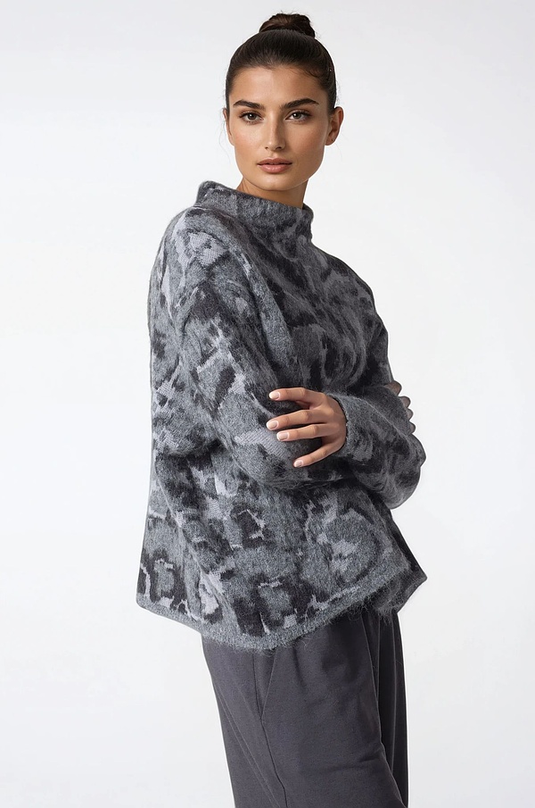 Pullover 341 - Mohair and Alpaca mix - 950GRAVEL - 10230713043
