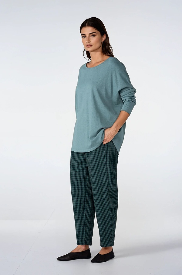 Pullover 515 - Hanf- und Bio-Baumwolljersey - 672MINERAL - 10250110075