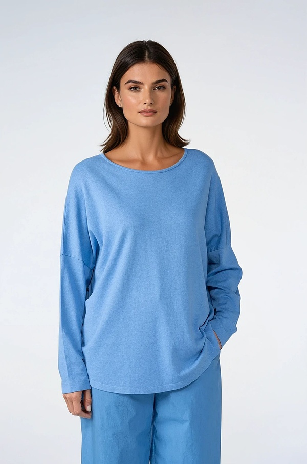 Pullover 515 - Hemp and Organic Cotton Jersey - 442HEAVEN - 10250110075