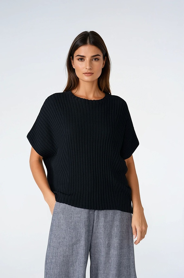 Pullover 516 - Reine Baumwolle - 990BLACK - 10250113015