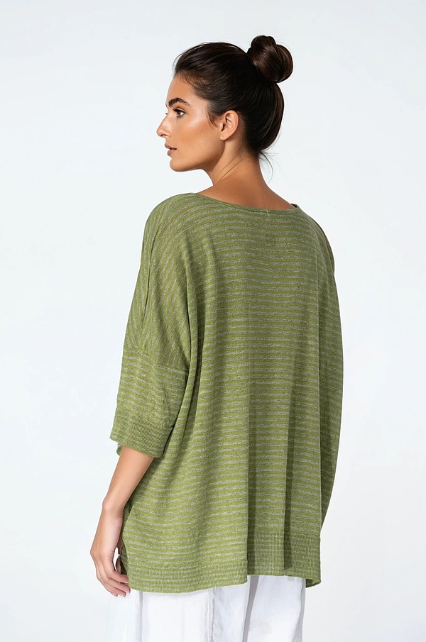 Pullover 519 - Pure Linen - 750MATCHA - 10250113020