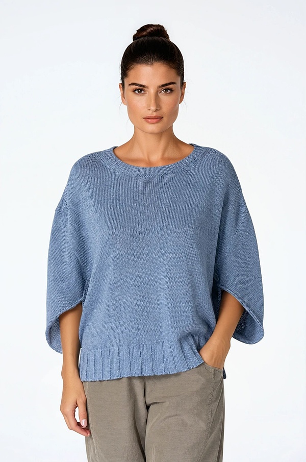 Pullover 528 - Leinen-Baumwoll Mischung - 570DENIM - 10250113029