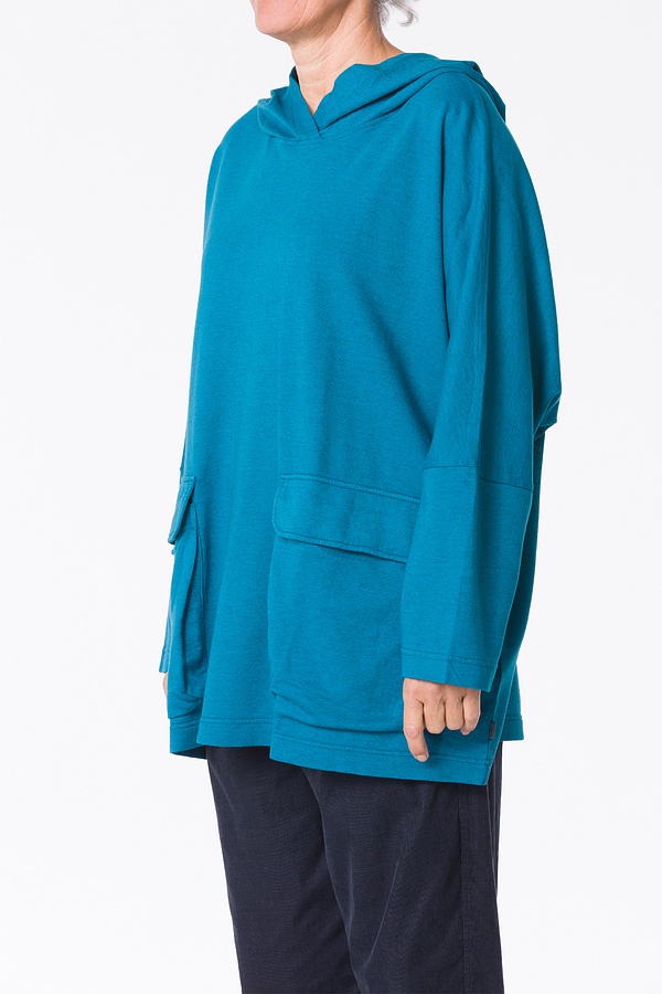 Pullover Cieelo 321 / Organic Cotton-Yak Jersey 560TEAL
