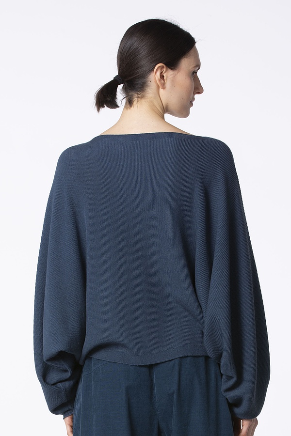 Pullover Forrm 323 / 100% merino wool 580BLUE