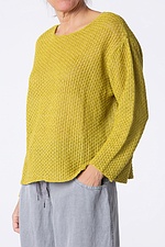 Pullover Gertudaa / 100% Linen 740PISTACHIO