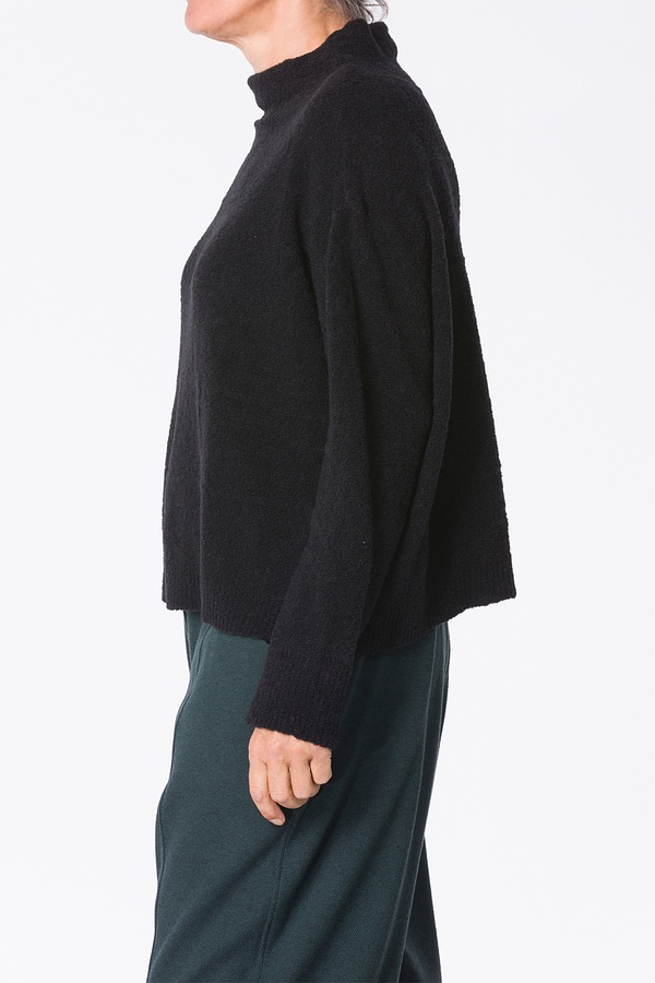 Pullover Mussehum 337 / Virgin wool - Bouclé mix 990 BLACK