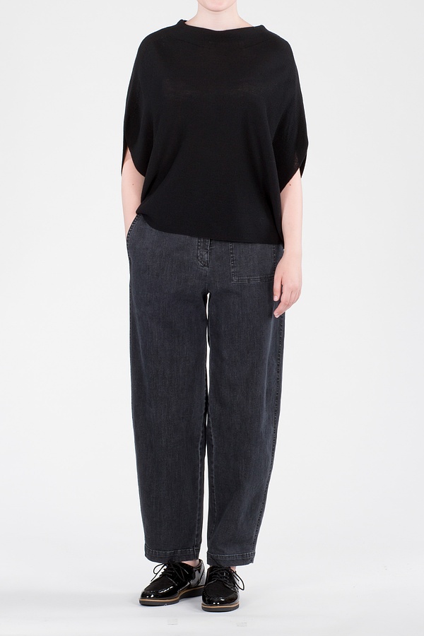 Pullover Rebecca / 100% Merino Wool 990BLACK