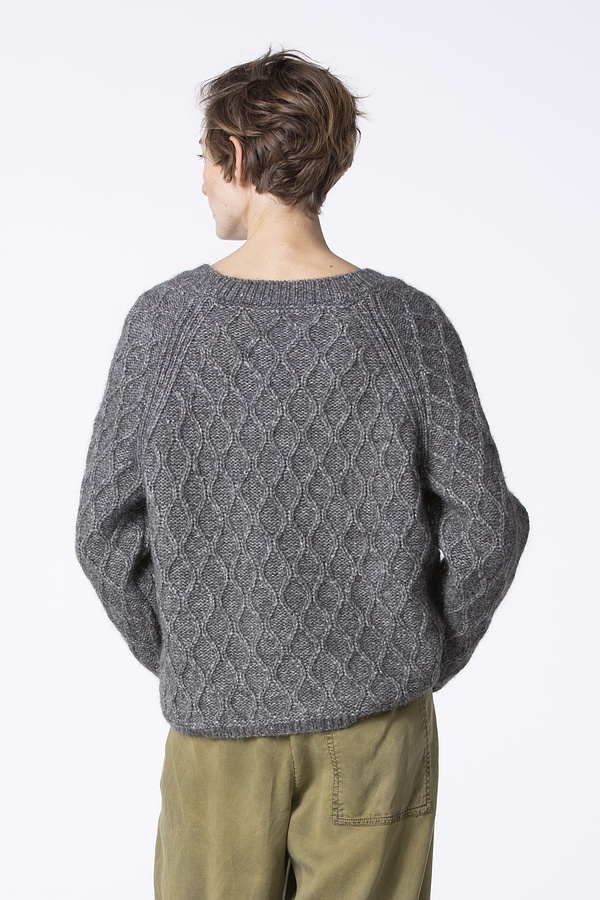 Pullover Schadoow 340 / Alpaca, cotton and wool mix 970ASPHALT