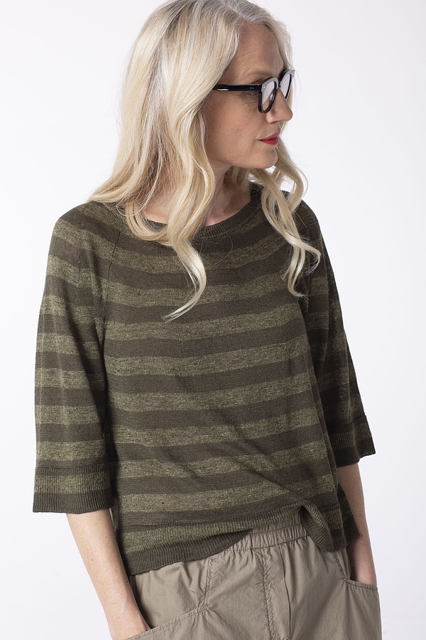 Pullover Reea / 100% Linen 770KHAKI