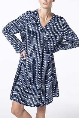 Robe 219 - Cupro-Twill - 480BLUE - 10220110117
