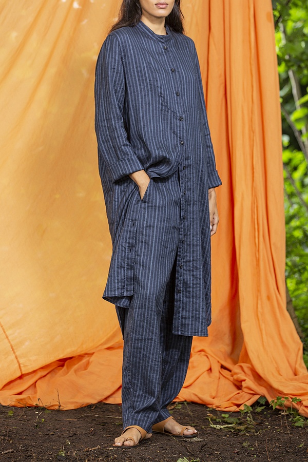 Robe 238 wash - Linen-Cotton-Mix - 570DENIM - 10220110183