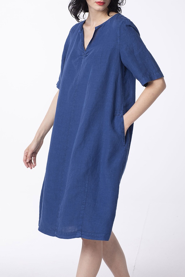Robe 316 - 100 % lin - 462AZURE - 10230110087