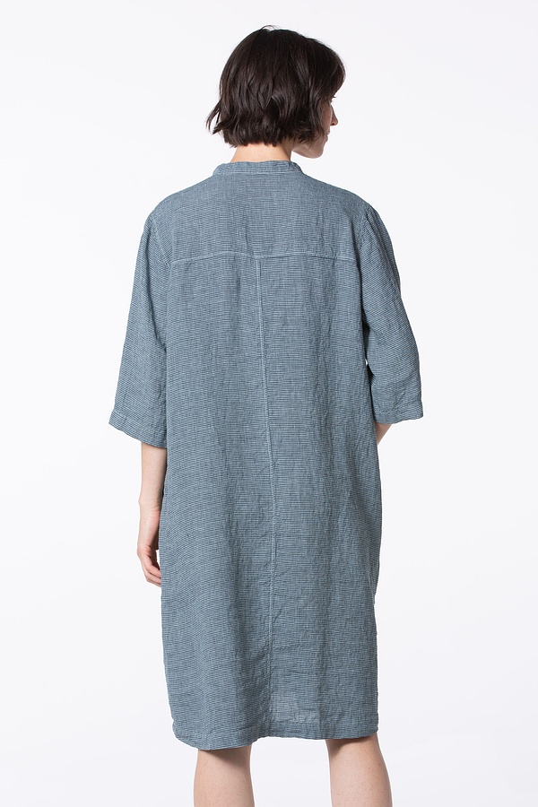 Robe 521 - Petits Carreaux Vichy sur Pur Lin - 520VAPOUR - 10250110114