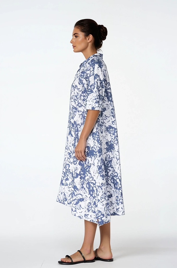 Robe 538 - Imprimé Floral sur Lin - 570DENIM - 10250110163