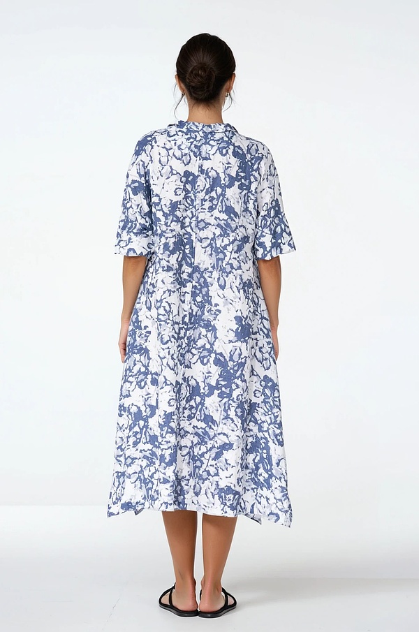Robe 538 - Imprimé Floral sur Lin - 570DENIM - 10250110163