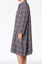 Dress Selenco 324 / Tencel ™ Lyocell - cotton mixture 970ASPHALT