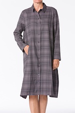 Dress Selenco 324 / Tencel ™ Lyocell - cotton mixture 970ASPHALT