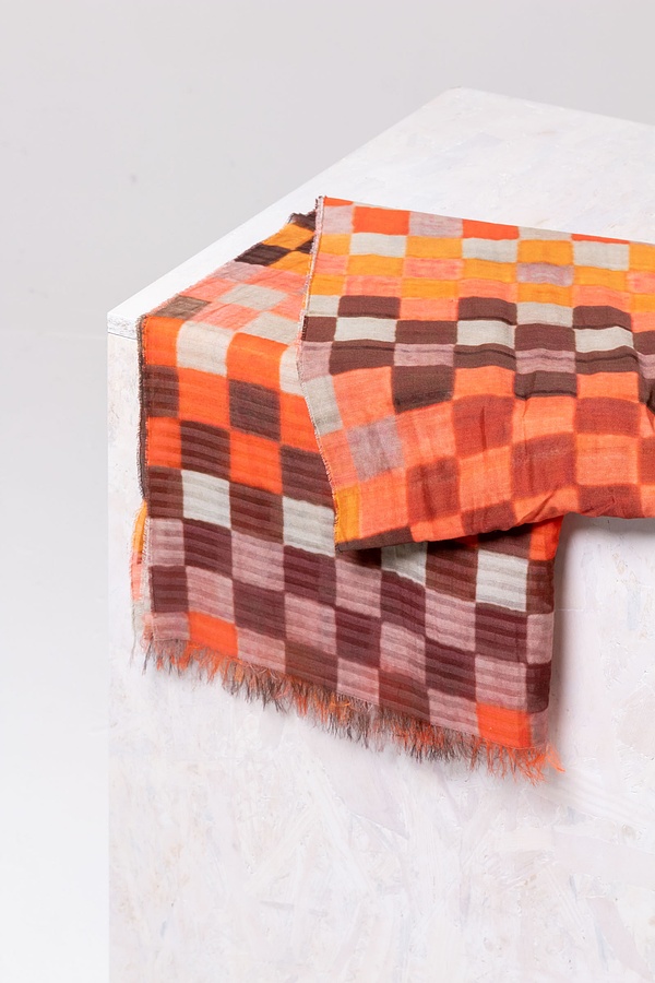 Šátek 326 - Virgin wool and Modal mix - 260RUST - 10230714026