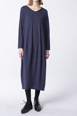Šaty 120 wash - Japanese Boiled Wool - 490NAVY - 10210710141