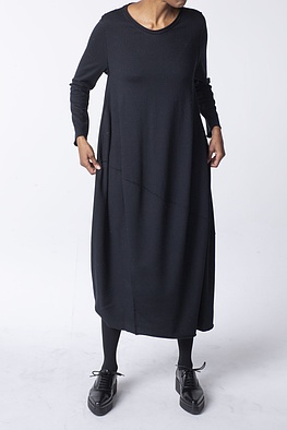 Šaty 120 wash - Japanese Boiled Wool - 990BLACK - 10210710141