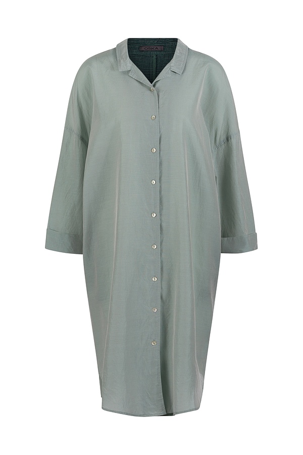 Šaty 539 wash - Fine Striped Cotton Cupro Rips - 670MINERAL - 10250110164