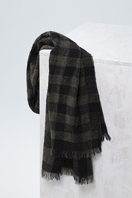 Scarf 216 - Virgin Wool Blend - 990BLACK - 10220714016