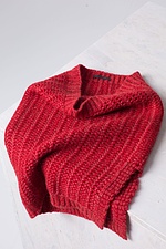 Scarf Aureliano / Structured Alpaca Blend 350HIBISCUS