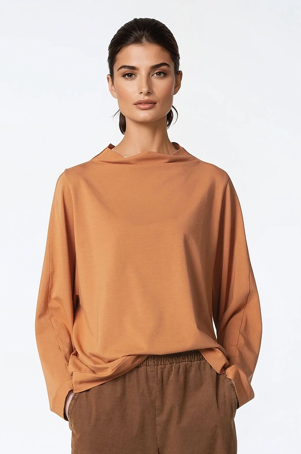 Shirt 307 - Biobaumwoll-Modal Jersey - 230TERRACOTTA - 10230710077