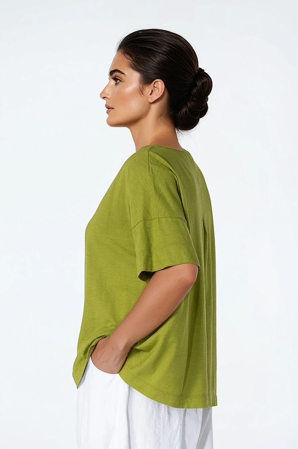 Shirt 510 - Organisch Katoenen jersey - 750MATCHA - 10250110056