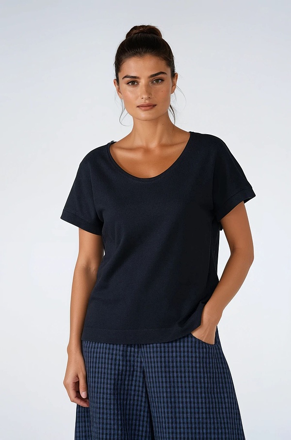 Shirt 512 - Hemp and Organic Cotton Jersey - 990BLACK - 10250110059