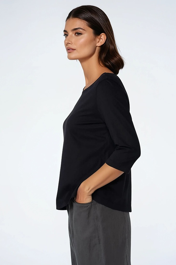 Shirt 518 - Cotton Jersey - 990BLACK - 10250110088
