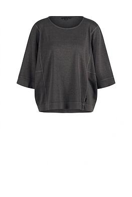 Shirt 614 - Hemp and organic cotton jersey - 490NAVY - 10260110646