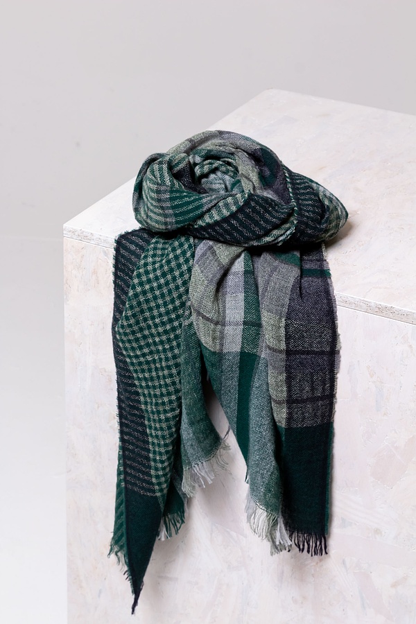 Sjaal 319 - Wol-Linnen-Polyestermix - 680POND - 10230714019