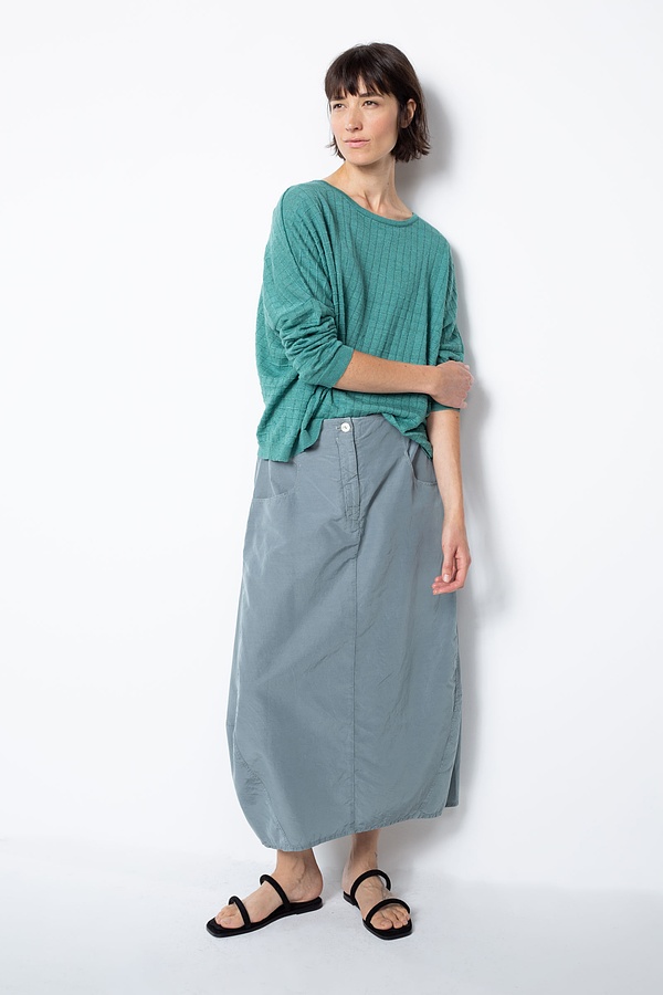 Skirt 501 - Cotton-Cupro Rips - 522VAPOUR - 10250110175