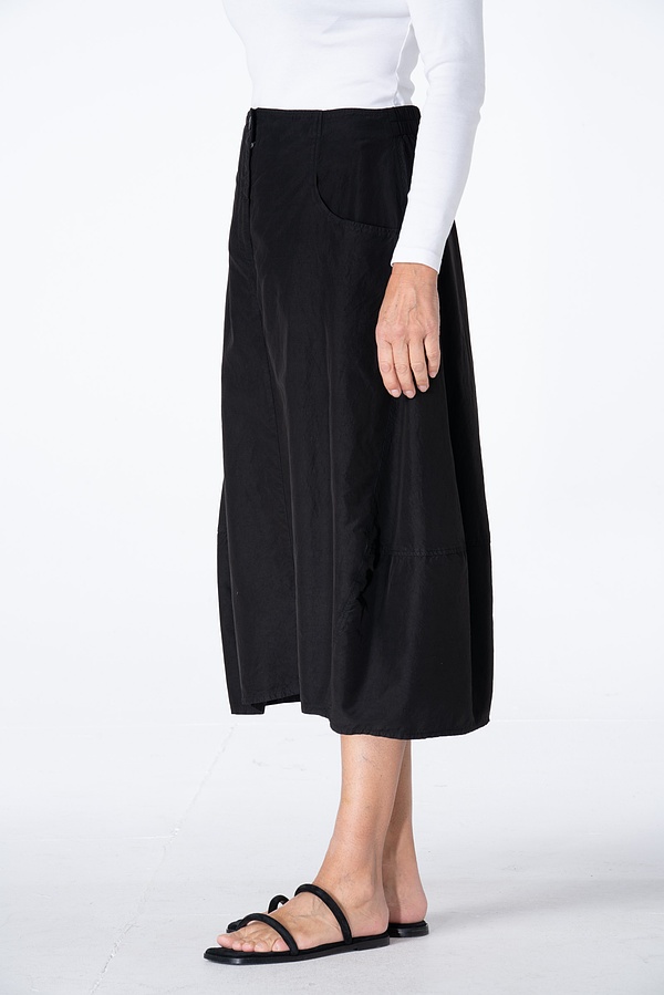 Skirt 501 - Cotton-Cupro Rips - 990BLACK - 10250110175