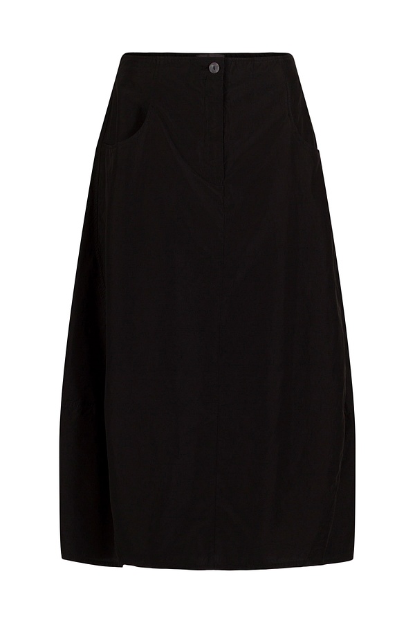 Skirt 501 - Cotton-Cupro Rips - 990BLACK - 10250110175