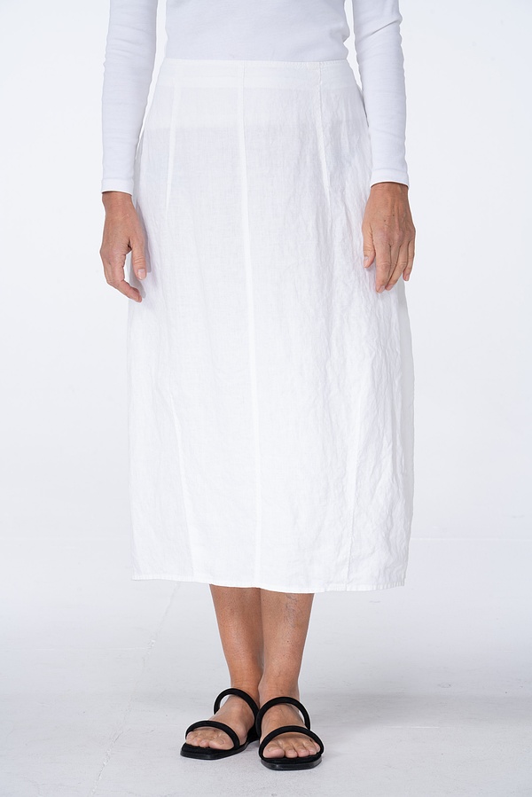 Skirt 502 - Pure Linen - 103WHITE - 10250110176
