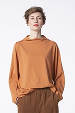 T-Shirt Dettail 307 / Bio-cotton modal jersey 230TERRACOTTA