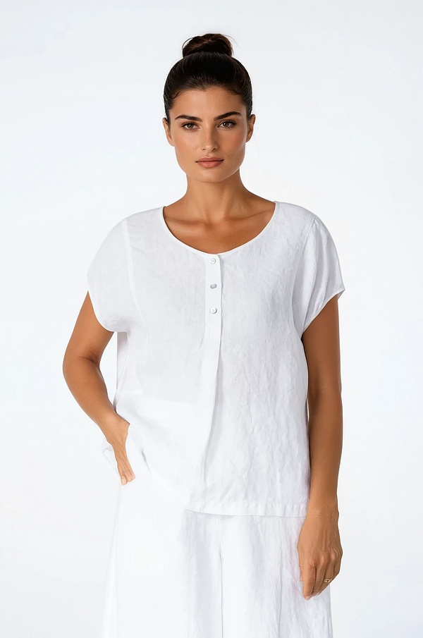 Top 503 - Reines Leinen - 103WHITE - 10250110131