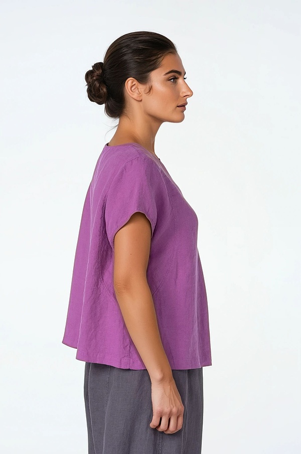 Top 503 - Reines Leinen - 370PURPLE - 10250110131