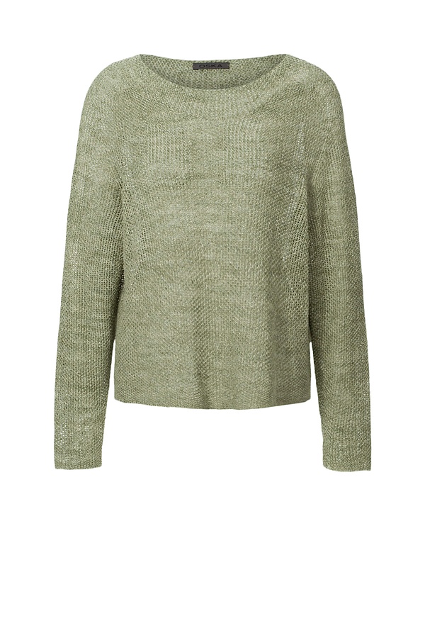 Pullover Imgard / 100% Linen 640GREEN