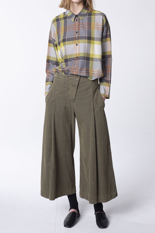Trousers 124 - Elastic Corduroy - 742PAMPA - 10210710069