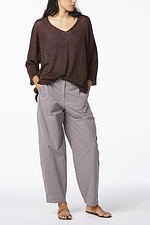 Trousers 222 380AUBERGINE