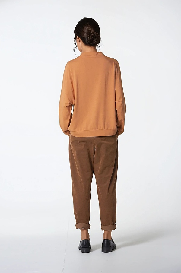 Trousers 310 - Cotton cord with stretch content - 232TERRACOTTA - 10230710040