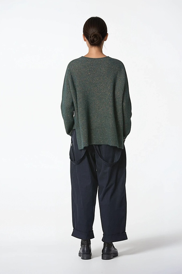 Trousers 312 - Cotton cord with stretch content - 490NAVY - 10230710042